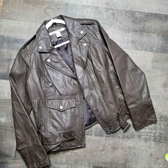 Rezrekshn Jackets & Blazers - Rezrekshn moto leather jacket by Esther Chen